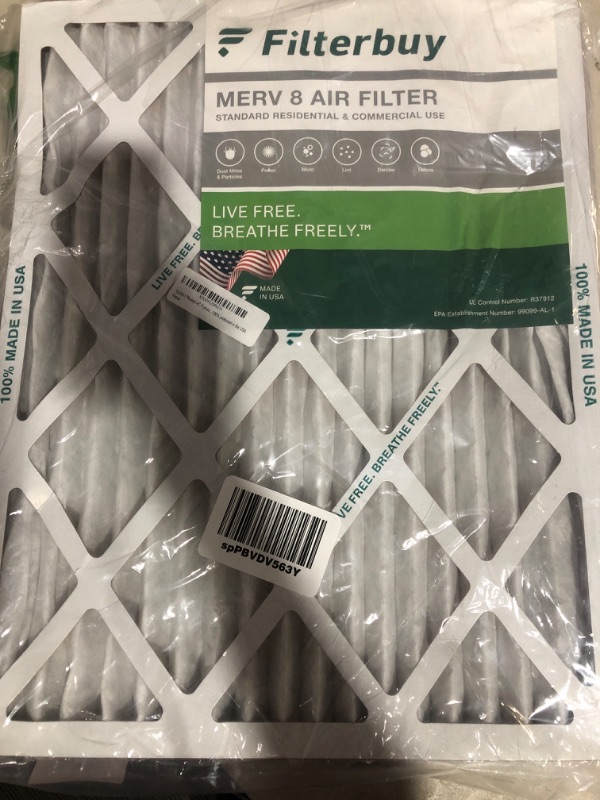 Photo 1 of * see all images *
Air Filter MERV 8 Dust Defense (4 Pack), Pleated HVAC AC Furnace Air Filters 