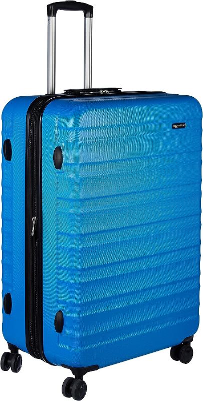 Photo 1 of *MINOR DAMAGE SEE PHOTOS*
Amazon Basics 30-Inch Hardside Spinner, Blue