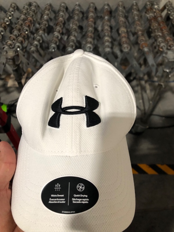 Photo 2 of [READ NOTES]
Under Armour Men's Blitzing Cap Stretch Fit (001) White LARGE/ EXTRA LARGE