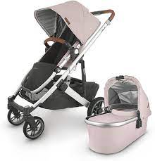 Photo 1 of * USED * 
UPPAbaby Cruz V2 Stroller - Alice (Dusty Pink/Silver/Saddle Leather) + Bassinet - Alice (Dusty Pink/Silver)