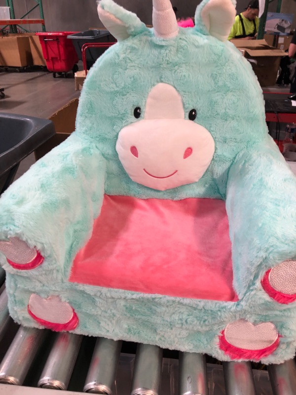 Photo 2 of Animal Adventure | Sweet Seats | Teal Unicorn | Soft Plush Children's Chair