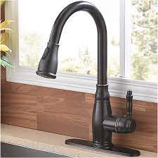 Photo 1 of * USED * 
SHACO Antique Single Handle Pull Down Sprayer Oil Rubbed Bronze Kitchen Faucet, Farmhouse Kitchen Faucet Bronze with Deck Plate, Kitchen Faucets for Sink 3 Hole or Single Hole