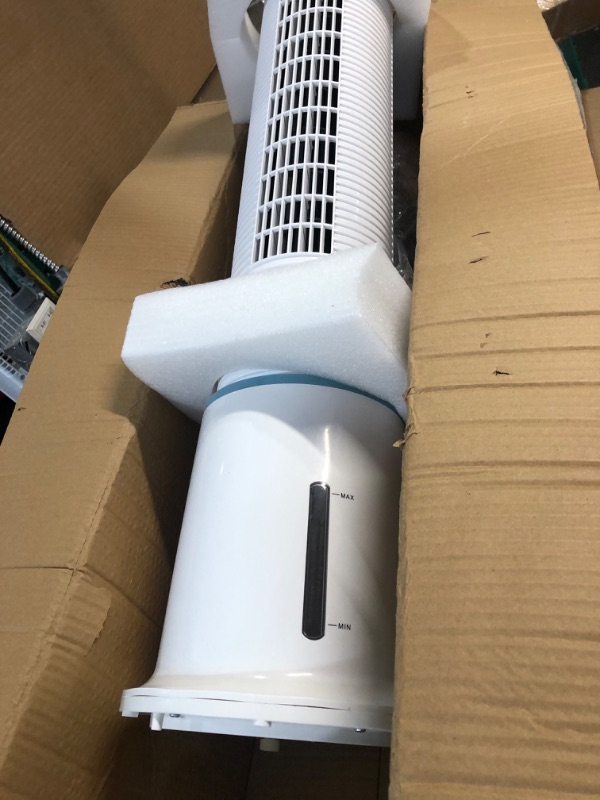Photo 2 of **PARTS ONLY**
43-INCH Air Conditioner Portable for Room, BREEZEWELL Evaporative Air Cooler, White