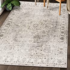 Photo 1 of * USED * 
ReaLife Machine Washable Rug - Stain Resistant, Non-Shed - Eco-Friendly, Non-Slip, Family & Pet Friendly - Made from Premium Recycled Fibers Ivory, 7'6" x 9'6"