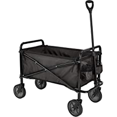 Photo 1 of * USED * 
Collapsible Folding Outdoor Utility Wagon with Cover Bag, Black