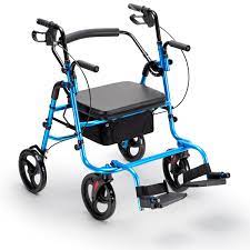 Photo 1 of 
OasisSpace Heavy Duty Rollator Walker - Bariatric Rollator Walker with Large Seat for Seniors 