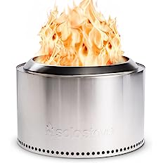 Photo 1 of * USED * 
Solo Stove Yukon 2.0, Smokeless Fire Pit | Portable Wood Burning Fireplace with Removable Ash Pan, Large Outdoor Firepit - Stainless Steel, H: 17 in x Dia: 27 in, 38 lbs
