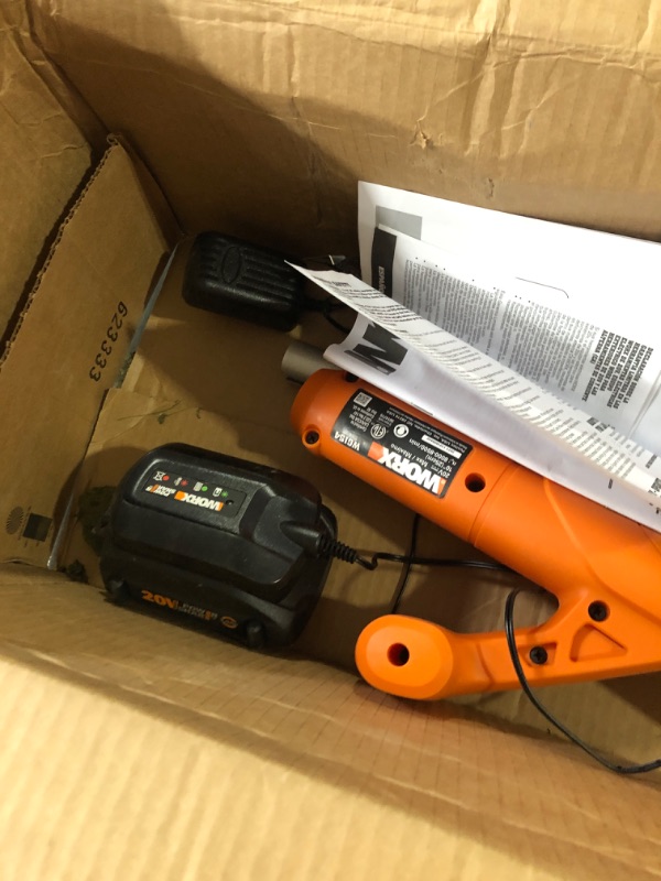 Photo 4 of * USED * 
Worx WG154 20V PowerShare 10" - 12" Cordless String Trimmer & Edger (Battery & Charger Included)