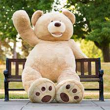 Photo 1 of  4 Feet Giant Teddy Bear - Extra Plush and Soft Toy - Jumbo Large Stuffed Animal 