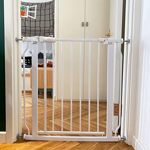 Photo 1 of BalanceFrom Easy Walk-Thru Safety Gate for Doorways and Stairways with Auto-Close/Hold-Open Features, Multiple Sizes