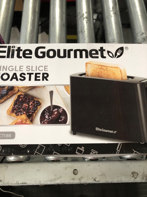 Photo 2 of Elite Gourmet ECT118B Cool Touch Single Slice Toaster,  