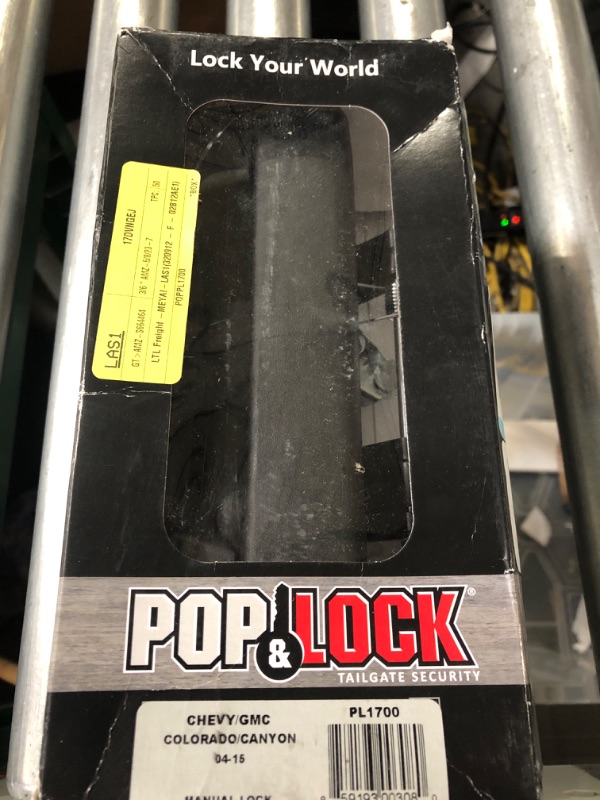 Photo 1 of Pop & Lock PL1700 Black Manual Tailgate Lock for Chevy/GMC