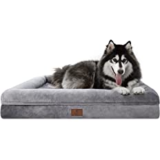 Photo 1 of * USED * 
Yiruka Beds for Extra Large Dogs, Orthopedic, Washable Bed with [Removable Bolster], Waterproof Bed with Nonskid Bottom, Pet XL Dog Bed