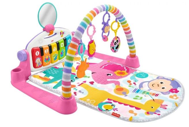 Photo 1 of **STOCK PHOTO REFERENCE ONLY, DIFFERENT COLOUR, SEE PHOTOS** Fisher-Price Deluxe Kick & Play Piano Gym & Maracas