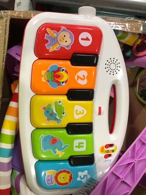 Photo 4 of **STOCK PHOTO REFERENCE ONLY, DIFFERENT COLOUR, SEE PHOTOS** Fisher-Price Deluxe Kick & Play Piano Gym & Maracas