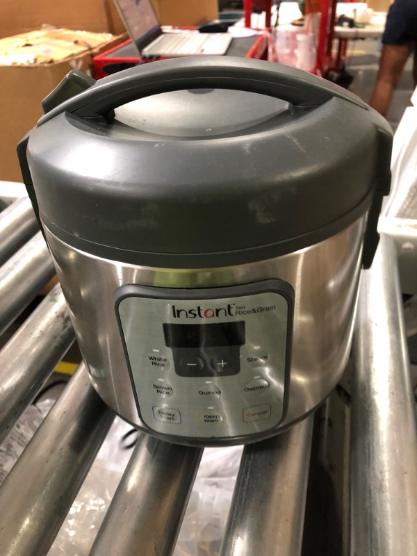 Photo 3 of [Used] Instant Zest 8 Cup One Touch Rice Cooker, From the Makers of Instant Pot, Steamer, 