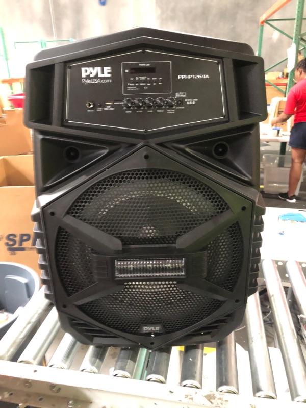 Photo 3 of Pyle Portable Bluetooth PA Speaker System - 1000W Outdoor Bluetooth Speaker Portable 