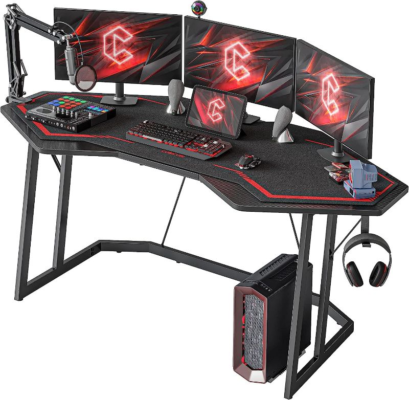 Photo 1 of CubiCubi Battleship Gaming Desk 63 inch Gamer Workstation