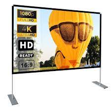 Photo 1 of Projector Screen with Stand 100 inch 