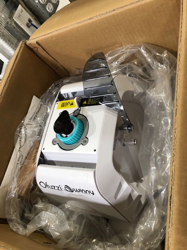 Photo 2 of * USED * 
Ofuzzi Cyber 1000 Cordless Robotic Pool Cleaner, Max.95 Mins Runtime, 2.5H Fast Charge, Auto-Dock Pool Vacuum for Above/In-ground Pools Up to 40 feet of Flat Bottom (White)