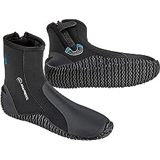 Photo 1 of Phantom Aquatics Rapido Boutique Collection Premium Neoprene Men & Women Neoprene Wetsuit Boots, Puncture Resistant Water Shoes Dive Booties 5mm SIZE 13