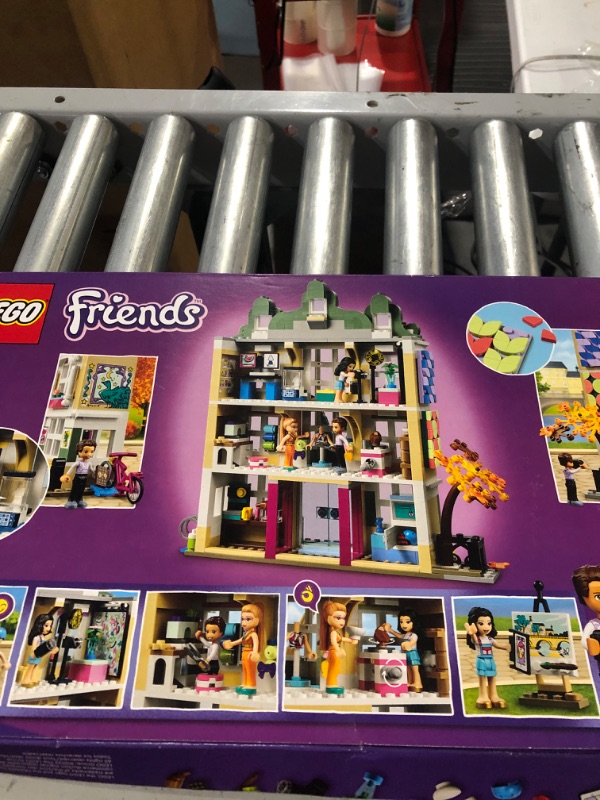 Photo 4 of * OPENED * 
LEGO Friends Emma’s Art School 41711 Building Toy Set Including a Mini Art Studio for Girls, Boys, and Kids Ages 8+ (844 Pieces) FrustrationFree Packaging