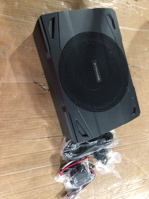 Photo 2 of Rockville SS8P 400w 8" Slim Under-Seat Active Powered Car/Truck Subwoofer