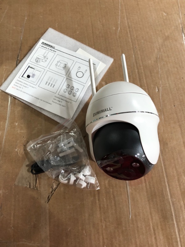 Photo 2 of **PARTS ONLY** 2K Security Camera Outdoor Wireless WiFi with 360° 