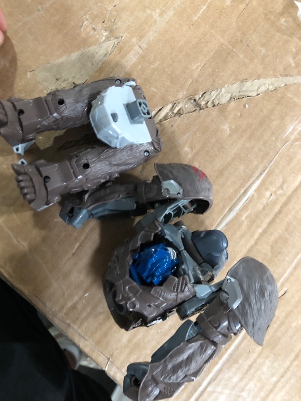 Photo 2 of Transformers Toy Rise of The Beasts Movie, Smash Changer Optimus Primal Converting Action Figure for Ages 6 and Up, 9-Inch