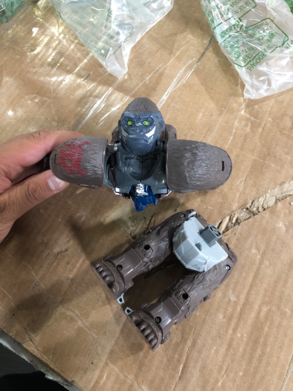 Photo 3 of Transformers Toy Rise of The Beasts Movie, Smash Changer Optimus Primal Converting Action Figure for Ages 6 and Up, 9-Inch