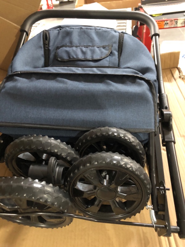 Photo 1 of **** STOCK PHOTO FOR REF ONLY ****Wedyvko Pet Dog Stroller, 4 Wheel Foldable Cat Dog Stroller with Storage Basket, Handle 360°