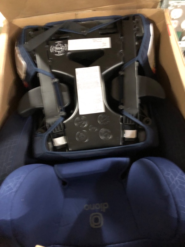 Photo 2 of Diono Monterey 2XT Latch 2 in 1 High Back Booster Car Seat with Expandable Height & Width, Side Impact Protection, 8 Years 1 Booster, Blue 2XT Blue