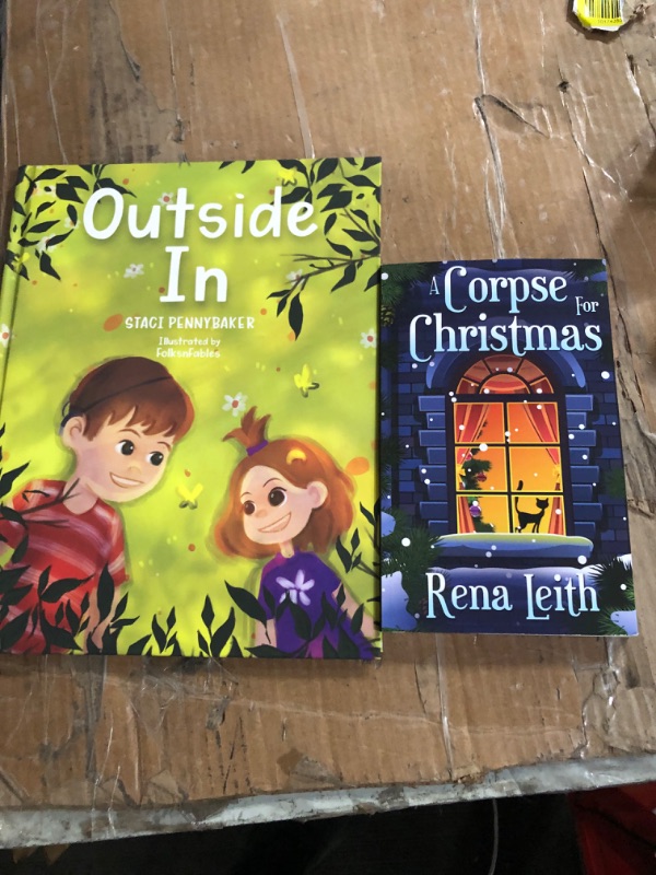 Photo 3 of *TWO ITEMS*ONE A Corpse for Christmas - by Rena Leith (Paperback), ONE Outside in
