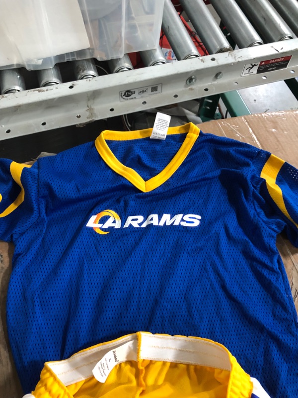 Photo 3 of *MISSING NUMBERS*Franklin Sports NFL Kids Football Uniform Set MEDIUM TOP, LARGE BOTTOMS