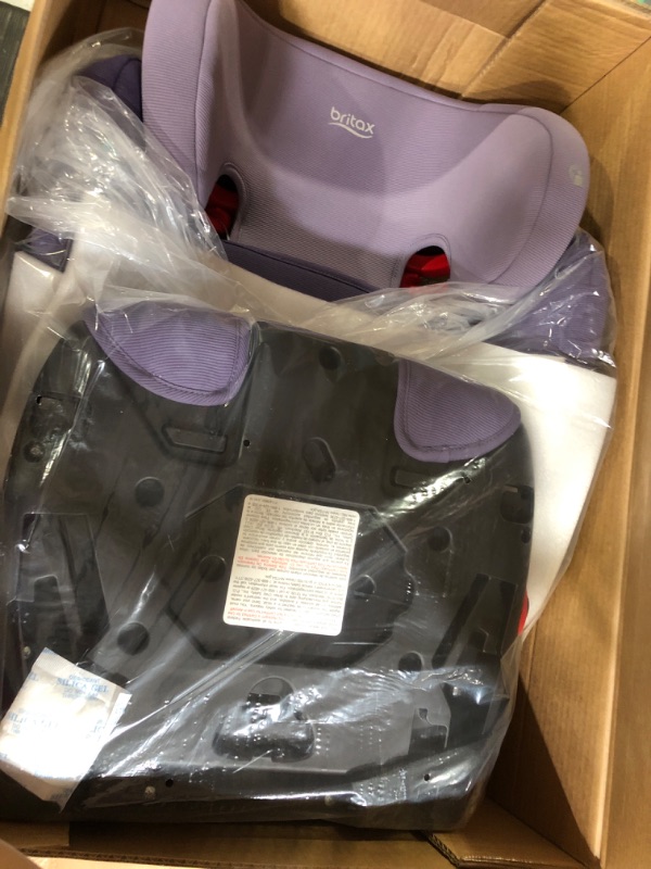 Photo 2 of Britax Highpoint Backless Belt-Positioning Booster Seat, SafeWash Purple Ombre