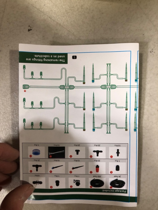 Photo 2 of  Drip Irrigation System Kit, Automatic Garden Watering Misting System for Greenhouse,