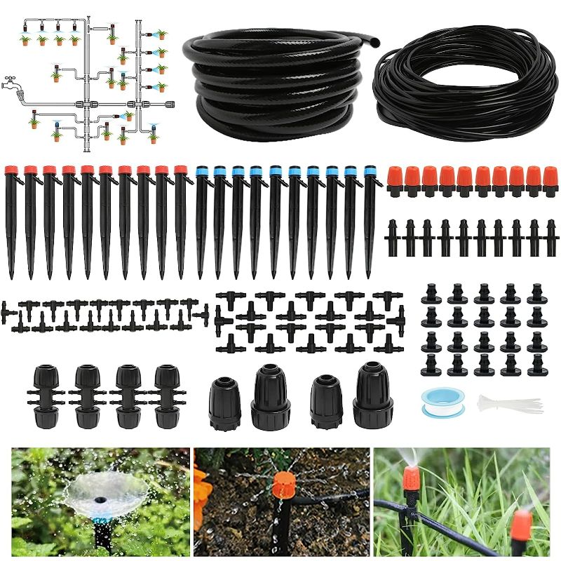 Photo 1 of  Drip Irrigation System Kit, Automatic Garden Watering Misting System for Greenhouse,