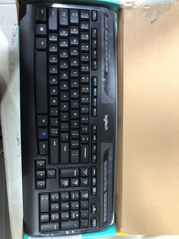 Photo 2 of Logitech MK335 Wireless Keyboard and Mouse Combo - Black/Silver