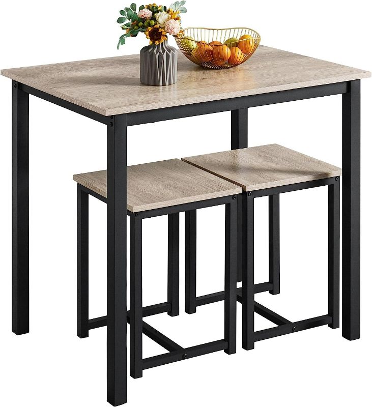 Photo 1 of  3 Piece Dining Table Set - Kitchen Table & Chair Sets for 2 