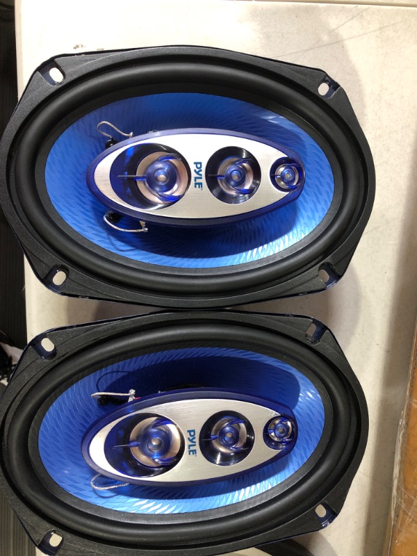 Photo 2 of Pyle 6''x 9'' 400 Watt Four-Way Speakers (Pair) PL6984BL