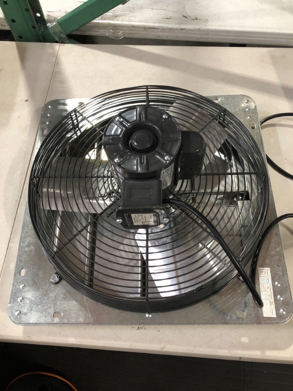 Photo 7 of 115V Wall-Mounted Variable Speed Shutter Exhaust Fan, 16"