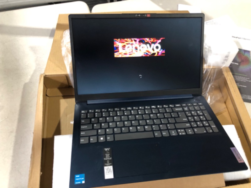 Photo 3 of Lenovo ideapad 1 15.6 FHD Laptop, Intel Pentium Sliver N6000 Processor, 4GB RAM, 128GB eMMC, 1-Year Mircrosoft Office 365, Windows 11 Home in S Mode - 82LX0050US