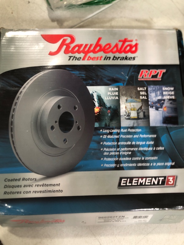 Photo 3 of Raybestos 980962FZN Rust Prevention Technology Coated Rotor Brake Rotor-Dih Parking Brake, 1 Pack