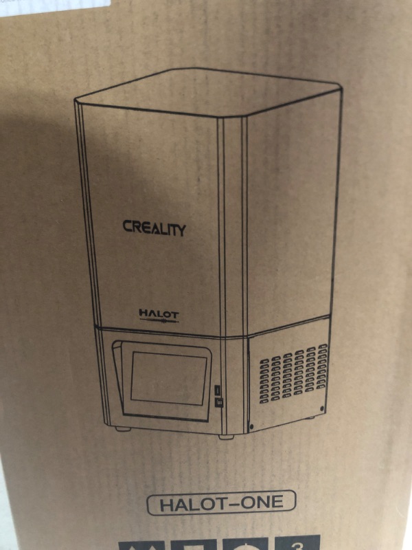 Photo 2 of Creality Official HALOT-ONE (CL-60) Resin 3D Printer with Precise Intergral Light Source, WiFi Control and Fast Printing,Dual Cooling & Filtering System, Assembled Out of The Box Red/Black