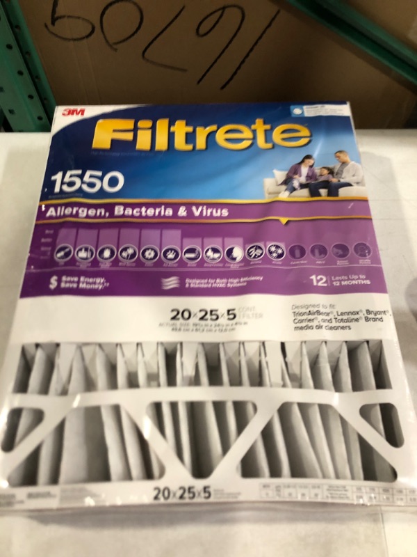 Photo 3 of 3M Filtrete Ultra Allergen Healthy Living Deep Pleat Furnace Filter