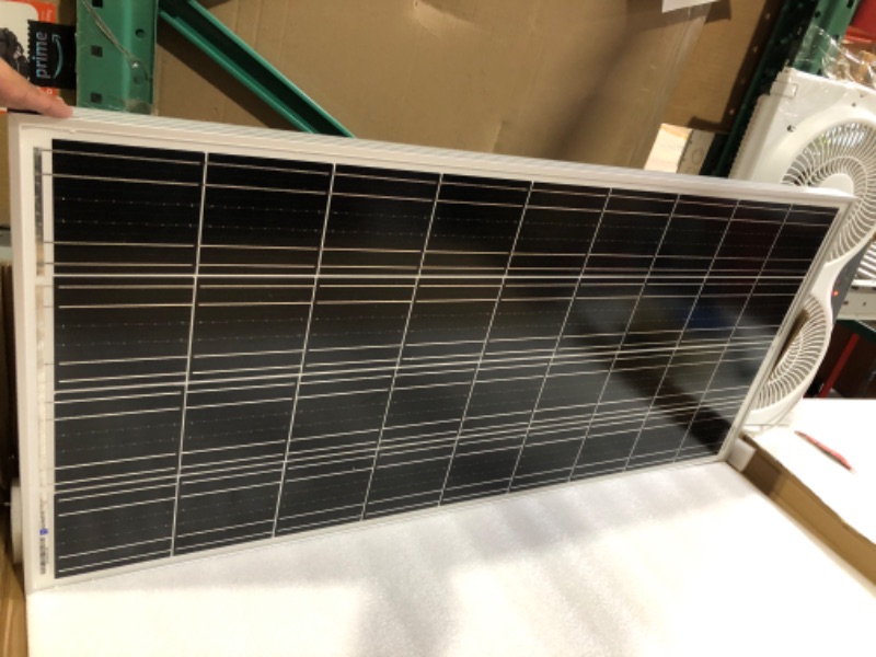 Photo 3 of *ONE* ECO-WORTHY 100 Watt Solar Panel 12 Volt Monocrystalline Solar Panel High Efficiency Module RV Marine Boat Caravan Off Grid 100W