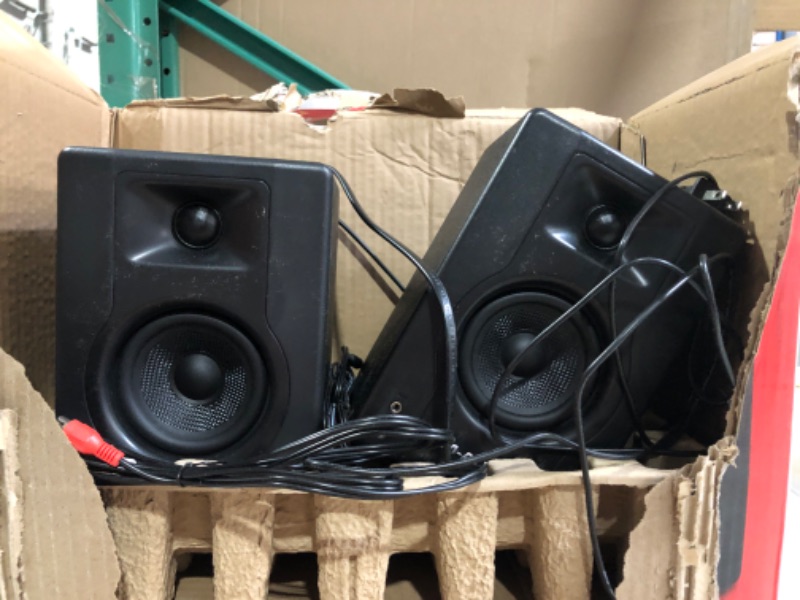 Photo 4 of M-Audio BX3 3.5" Studio Monitors, HD PC Speakers for Recording and Multimedia with Music Production Software, 120W, Pair Pair 3.5" Speakers No Bluetooth Monitors