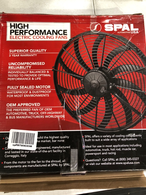 Photo 2 of Spal 30102029 12" Swept Blade Fan