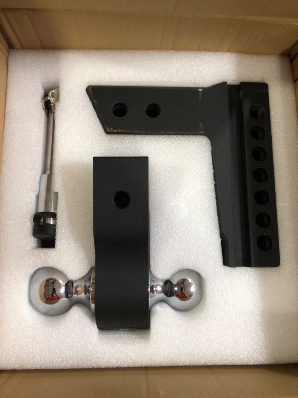 Photo 2 of LOCAME Adjustable Trailer Hitch, Fits 2.5-Inch Receiver 