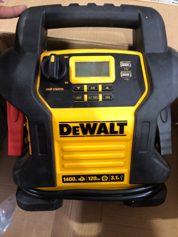 Photo 1 of DEWALT DXAEJ14 Digital Portable Power Station Jump Starter: 